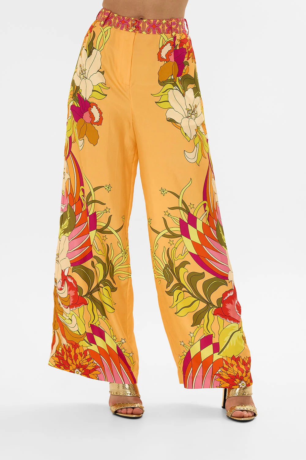 WIDE LEG WAISTED PANT THE FLOWER CHILD SOCIETY - Image 5