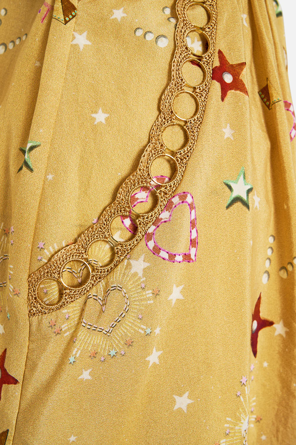 STRAPPY HIGH LOW DRESS WITH POCKETS ASWAN ABSTRACT - Image 6