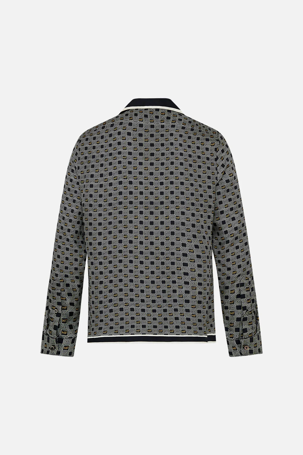 LONG SLEEVE CAMP COLLARED SHIRT RIDDLE OF THE SPHINX - Image 7