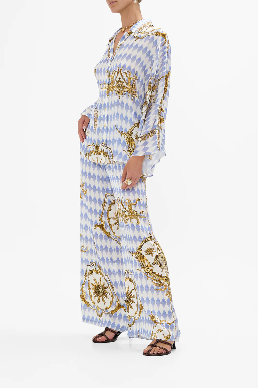 WIDE SLEEVE BLOUSE THRONE GAMES - Image 4