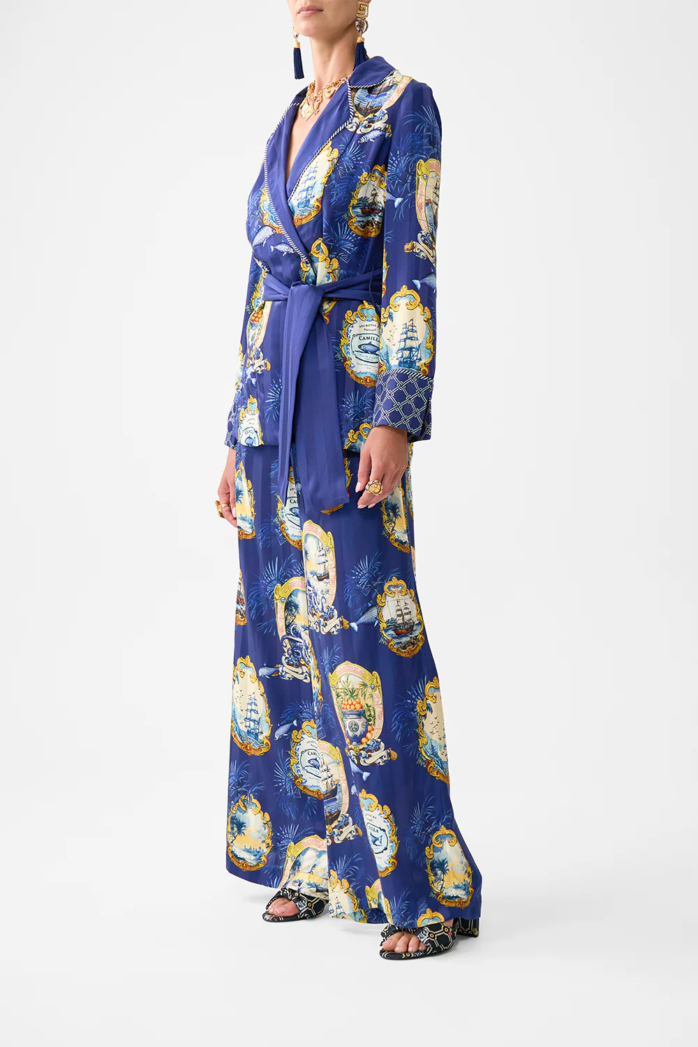 RELAXED JACKET WITH SPLIT CUFFS SONG OF SAINT ANTHONY - Image 4