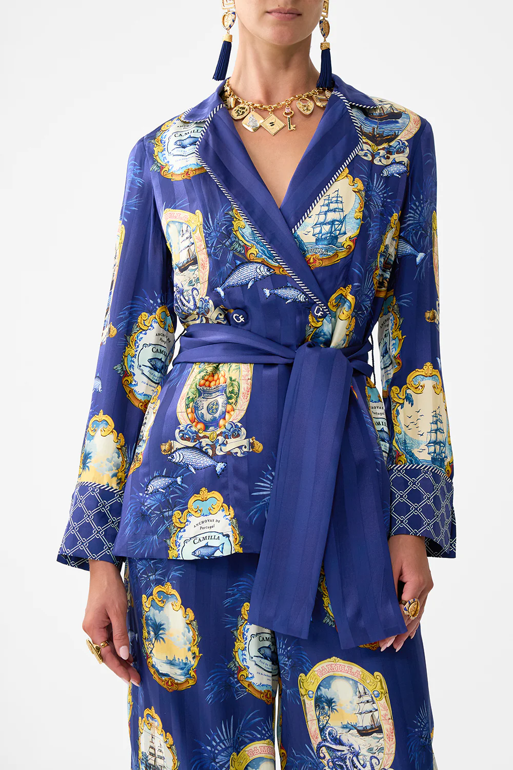 RELAXED JACKET WITH SPLIT CUFFS SONG OF SAINT ANTHONY - Image 5