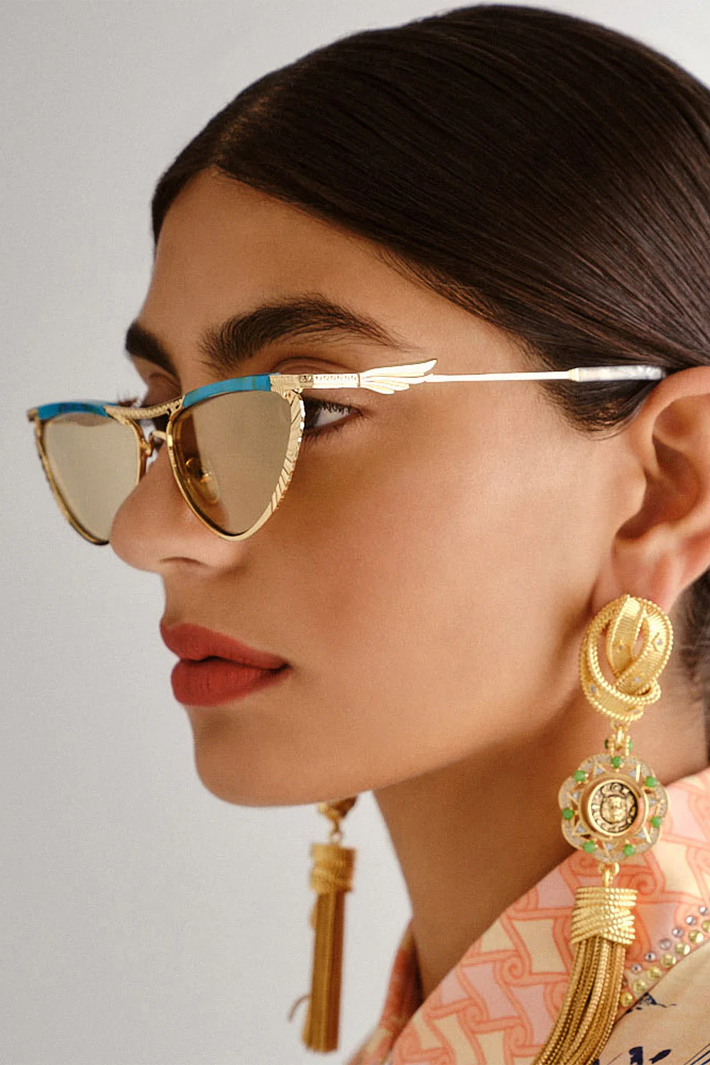 PYRAMID PARAMOUR SUNGLASSES TURQUOISE MARBLE - Image 5