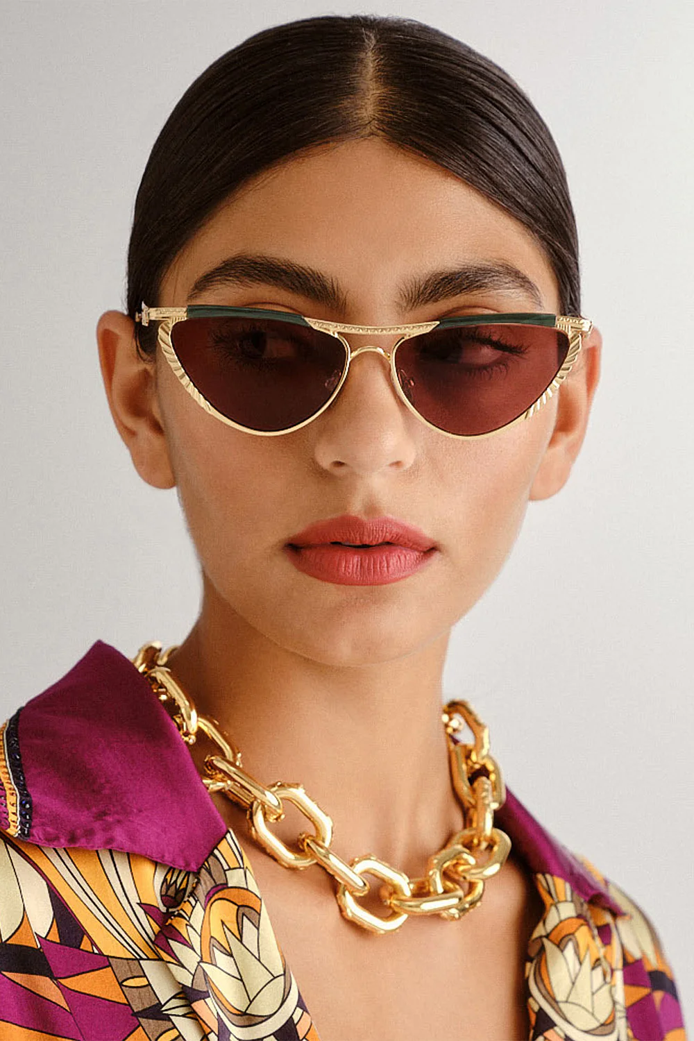 PYRAMID PARAMOUR SUNGLASSES EMERALD MARBLE - Image 4