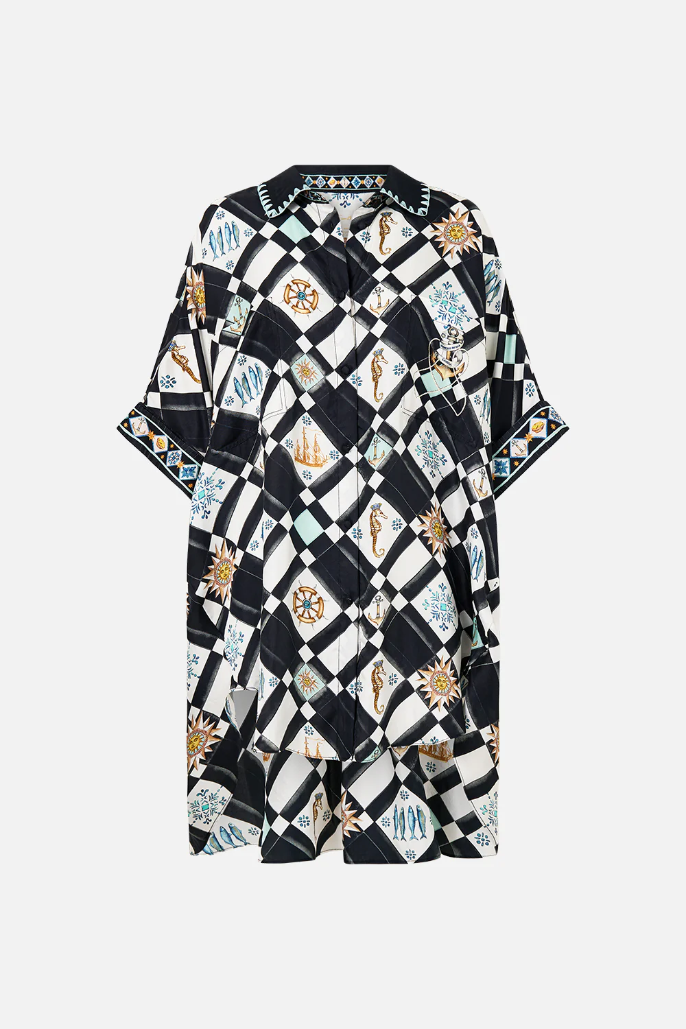 OVERSIZED POCKET TUNIC FOLK AFLOAT - Image 3