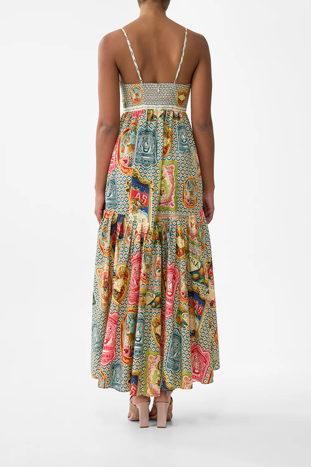 STRAPPY DRESS WITH FULL SKIRT SOAP OPERA - Image 2