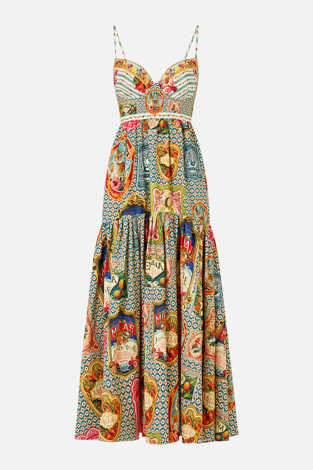 STRAPPY DRESS WITH FULL SKIRT SOAP OPERA - Image 3
