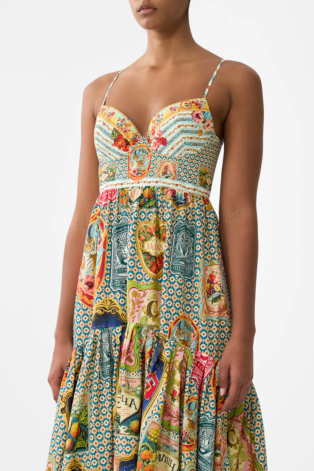 STRAPPY DRESS WITH FULL SKIRT SOAP OPERA - Image 5