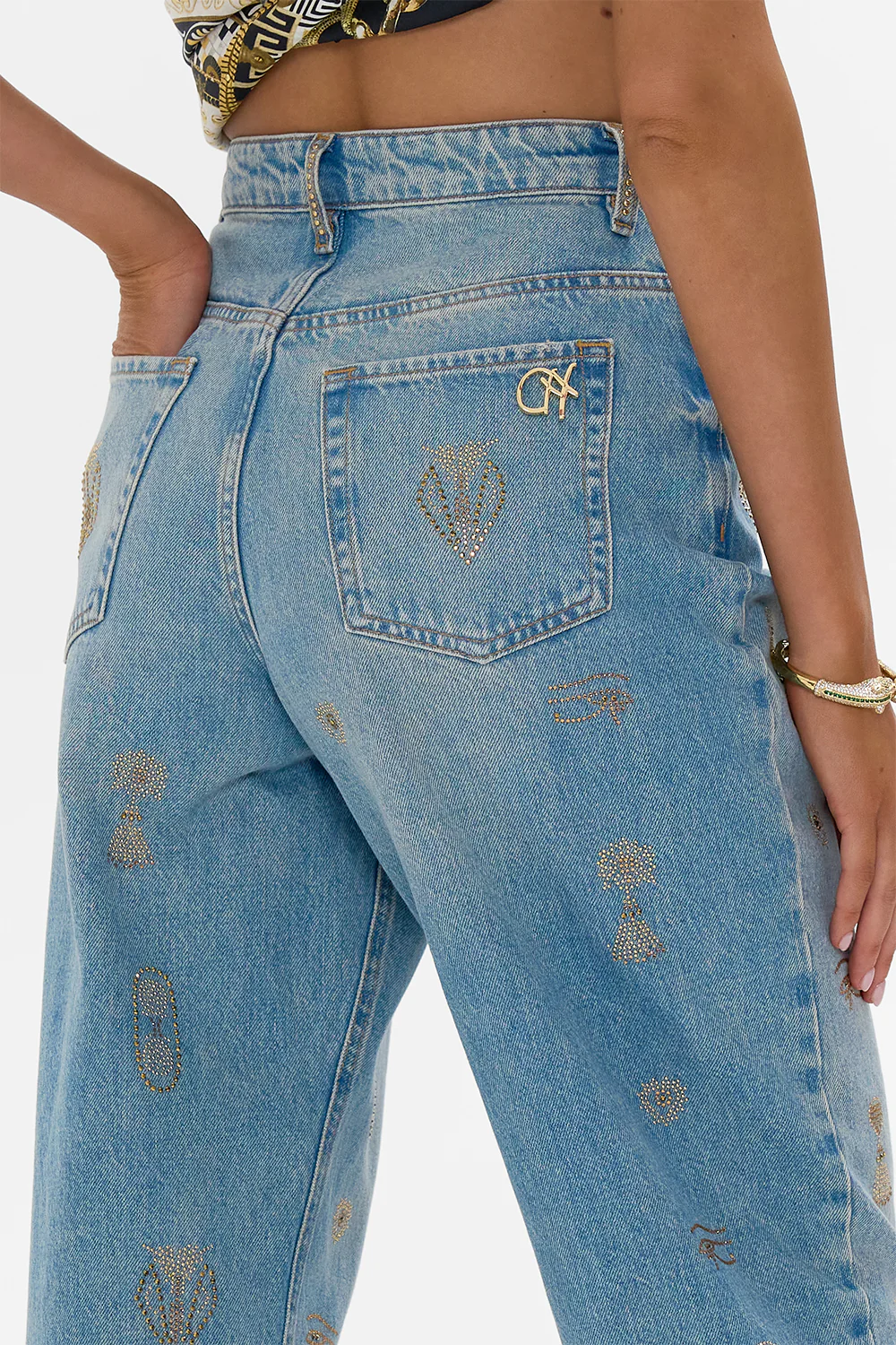 MILLA SACRED SYMBOLS GIRLFRIEND JEAN DENIM - Image 5