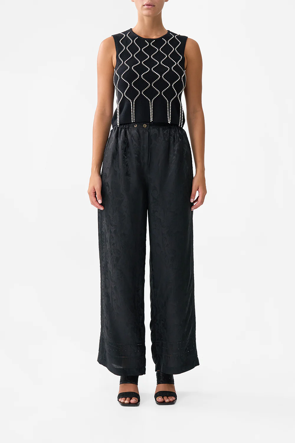 SLEEVELESS KNIT TANK TOP MONARCHY MANIA