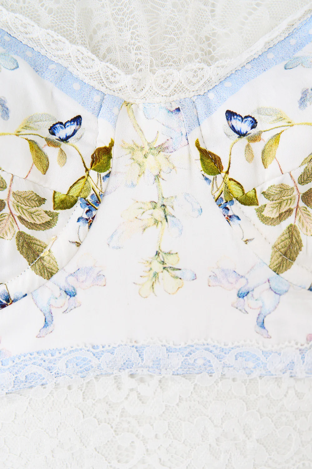 LACE SPLICE TOP WITH LONG SLEEVE BOTANICAL BALLADS - Image 8