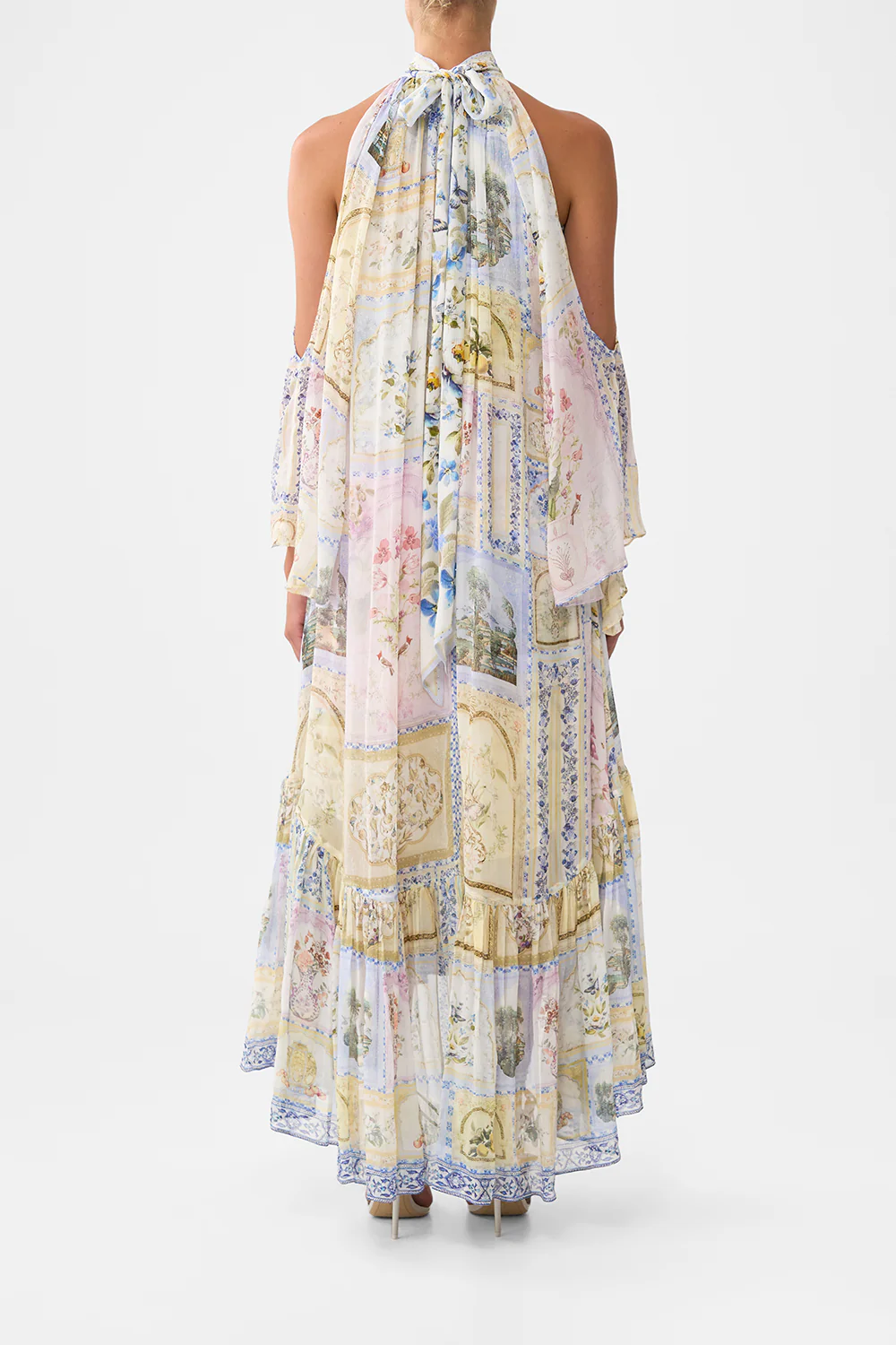 COLD SHOULDER LONG DRESS BOTANICAL BALLADS - Image 2