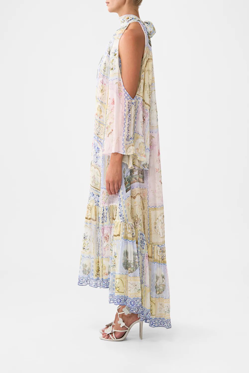 COLD SHOULDER LONG DRESS BOTANICAL BALLADS - Image 4