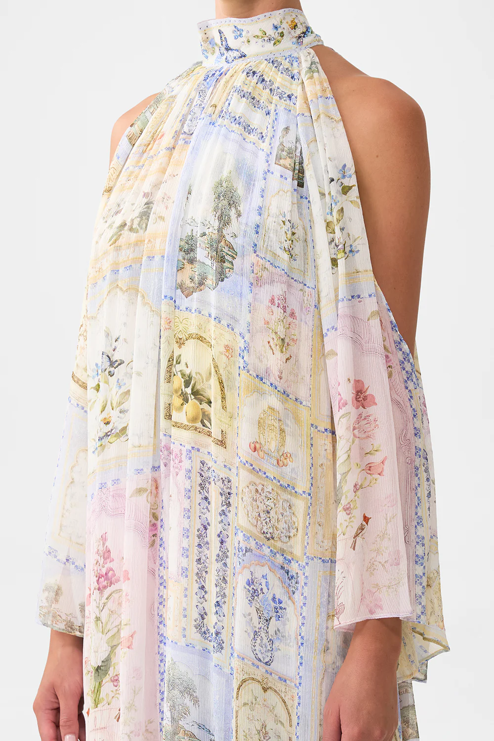 COLD SHOULDER LONG DRESS BOTANICAL BALLADS - Image 6