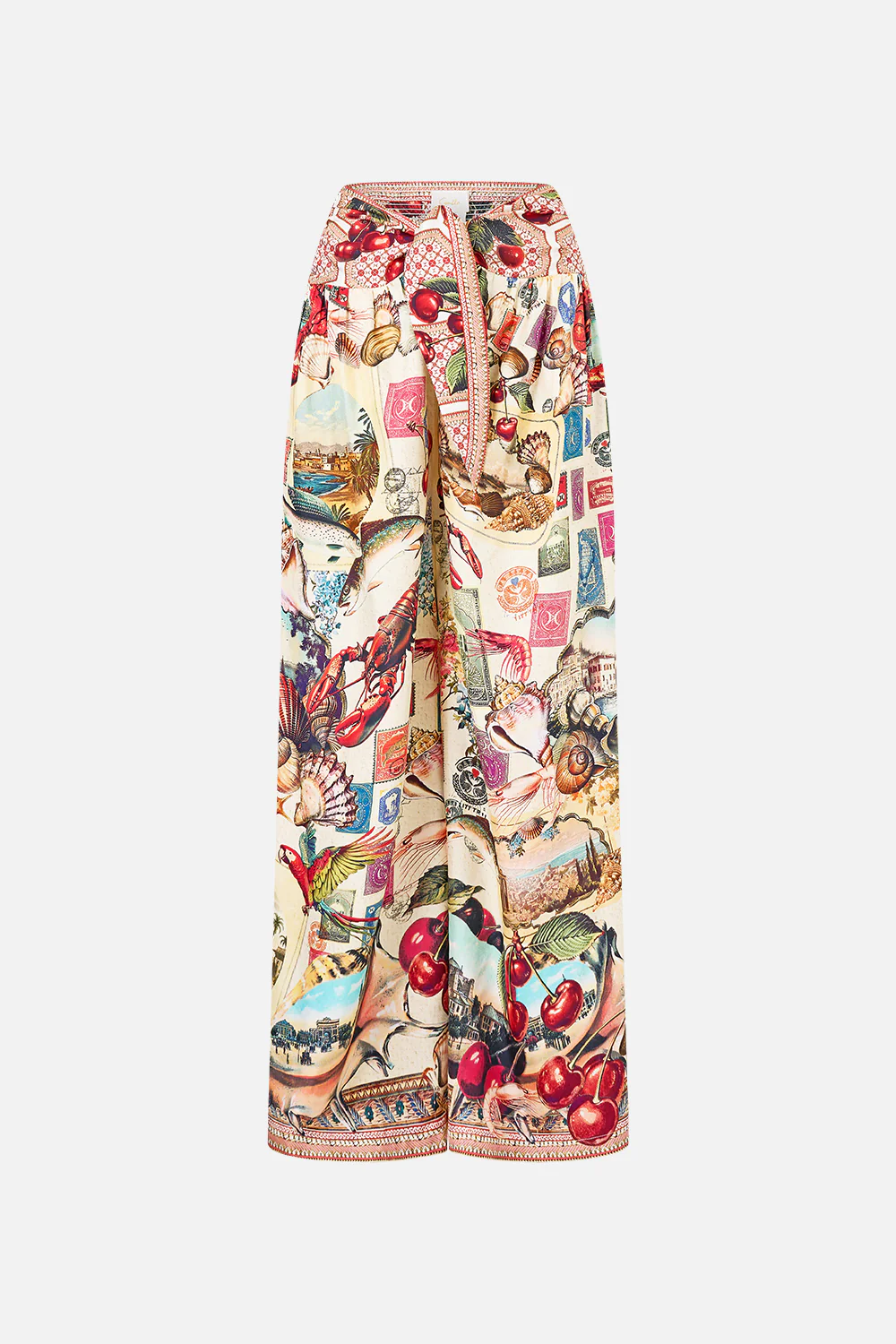 RELAXED PANT WITH TIE FRONT NOTES FROM THE ROAD - Image 3