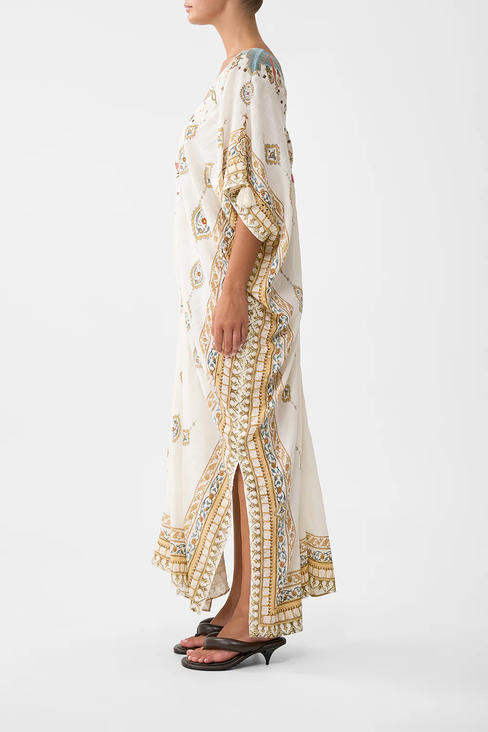 KAFTAN WITH FRONT TAB DETAIL OTTOMAN DYNASTY - Image 4
