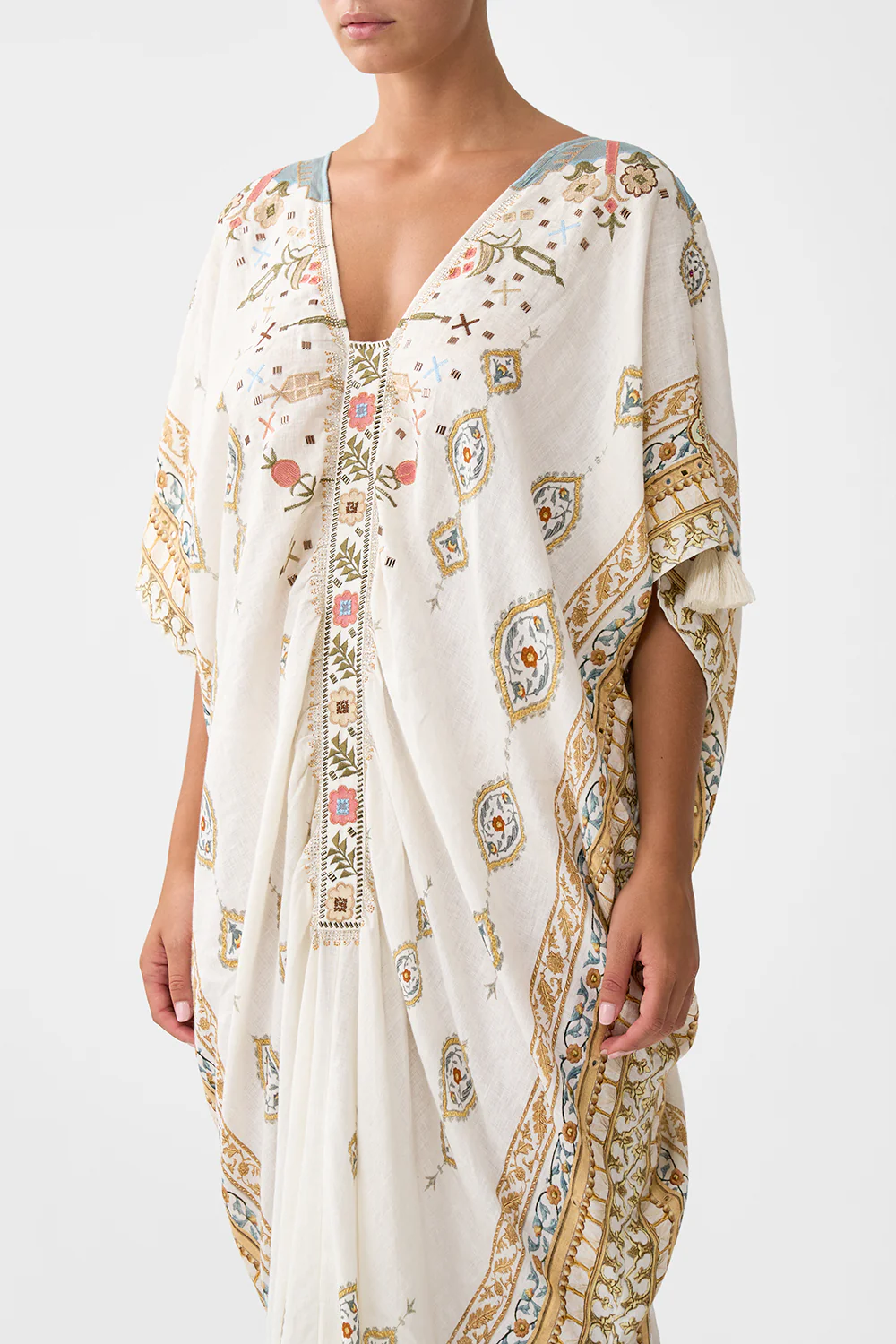 KAFTAN WITH FRONT TAB DETAIL OTTOMAN DYNASTY - Image 5