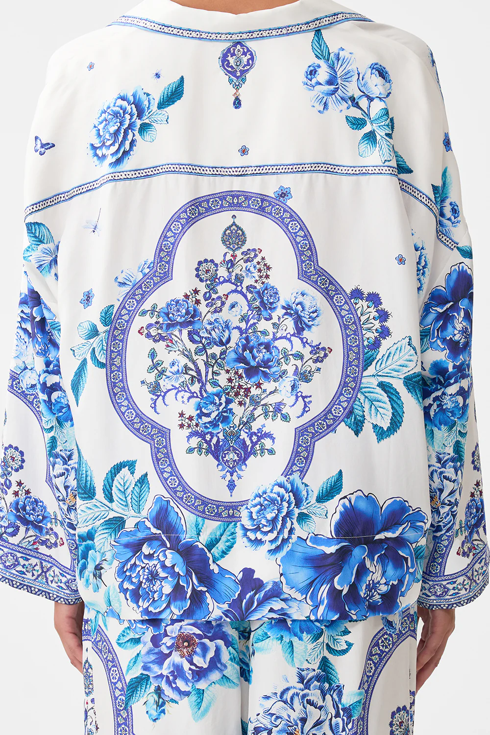 CROPPED RELAXED SHIRT A CERAMIC GARDEN - Image 6