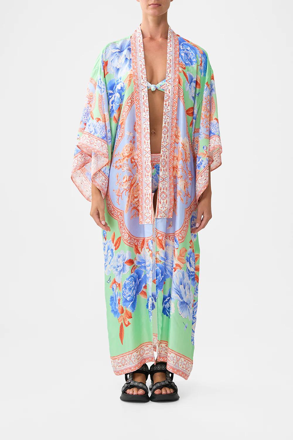 KIMONO LAYER WITH COLLAR TOPKAPI POP