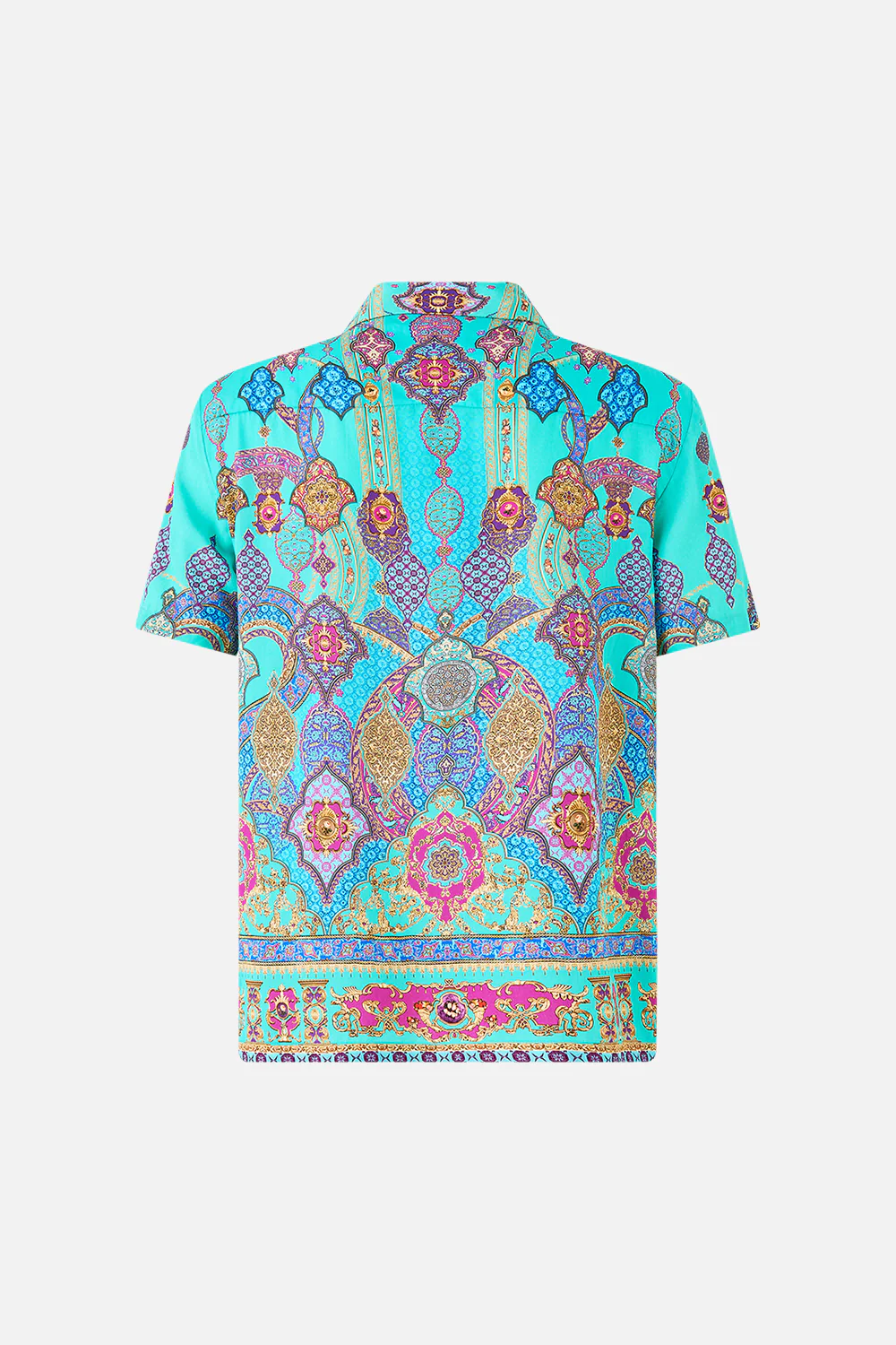 SHORT SLEEVE CAMP COLLARED SHIRT THE CONCUBINES CORRIDOR - Image 6