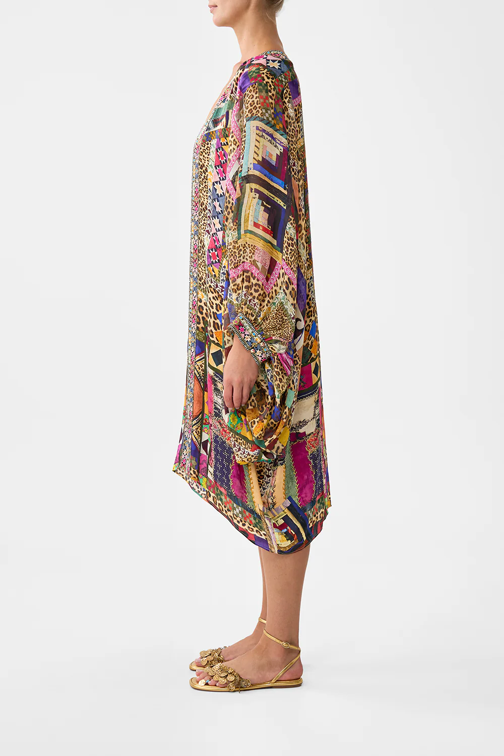 DRAMATIC SLEEVE COCOON LAYER EMBROIDERED EVER AFTER - Image 4