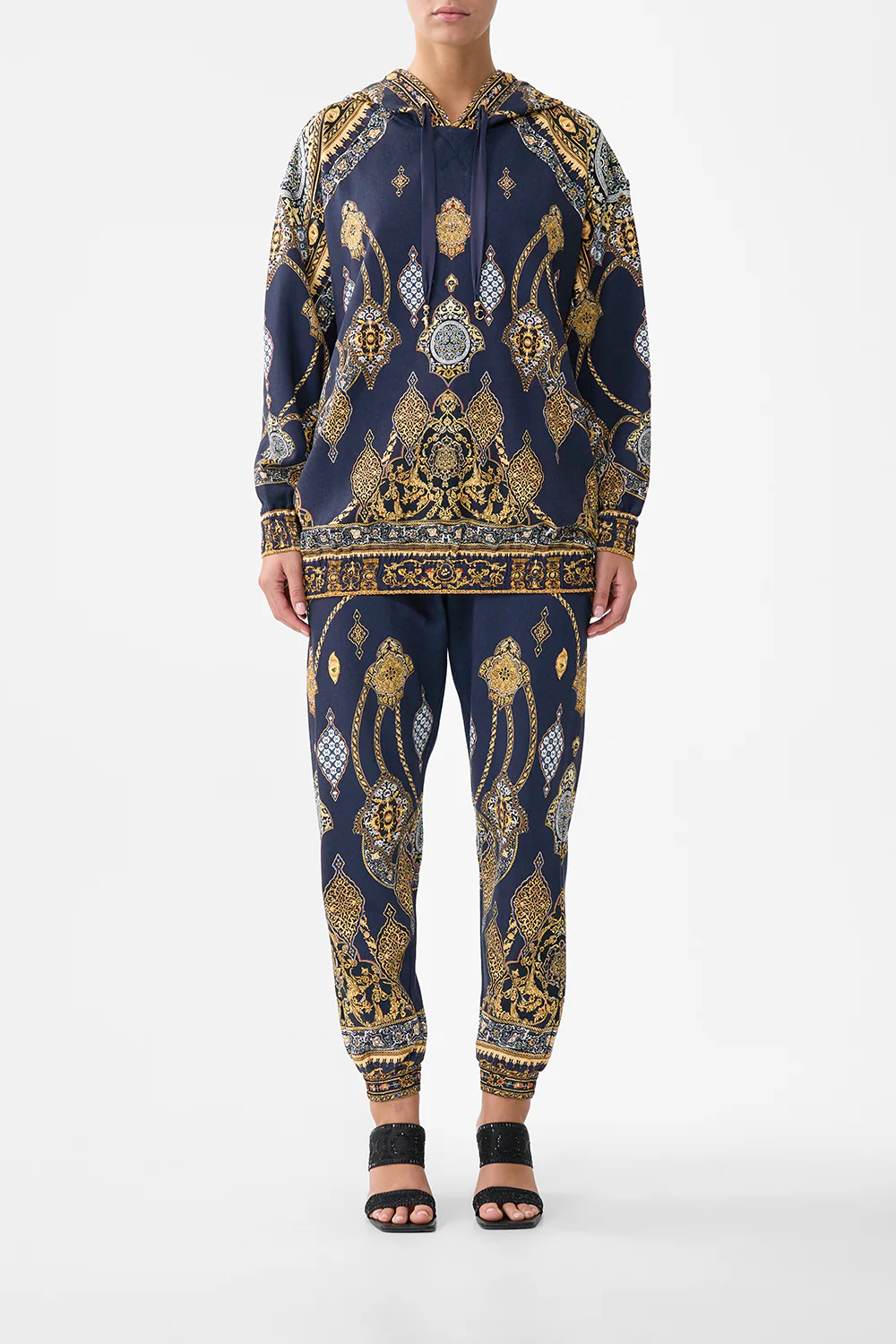 SILK BAND OVERSIZED HOODIE WITH POCKETS THE IMPERIAL GATE