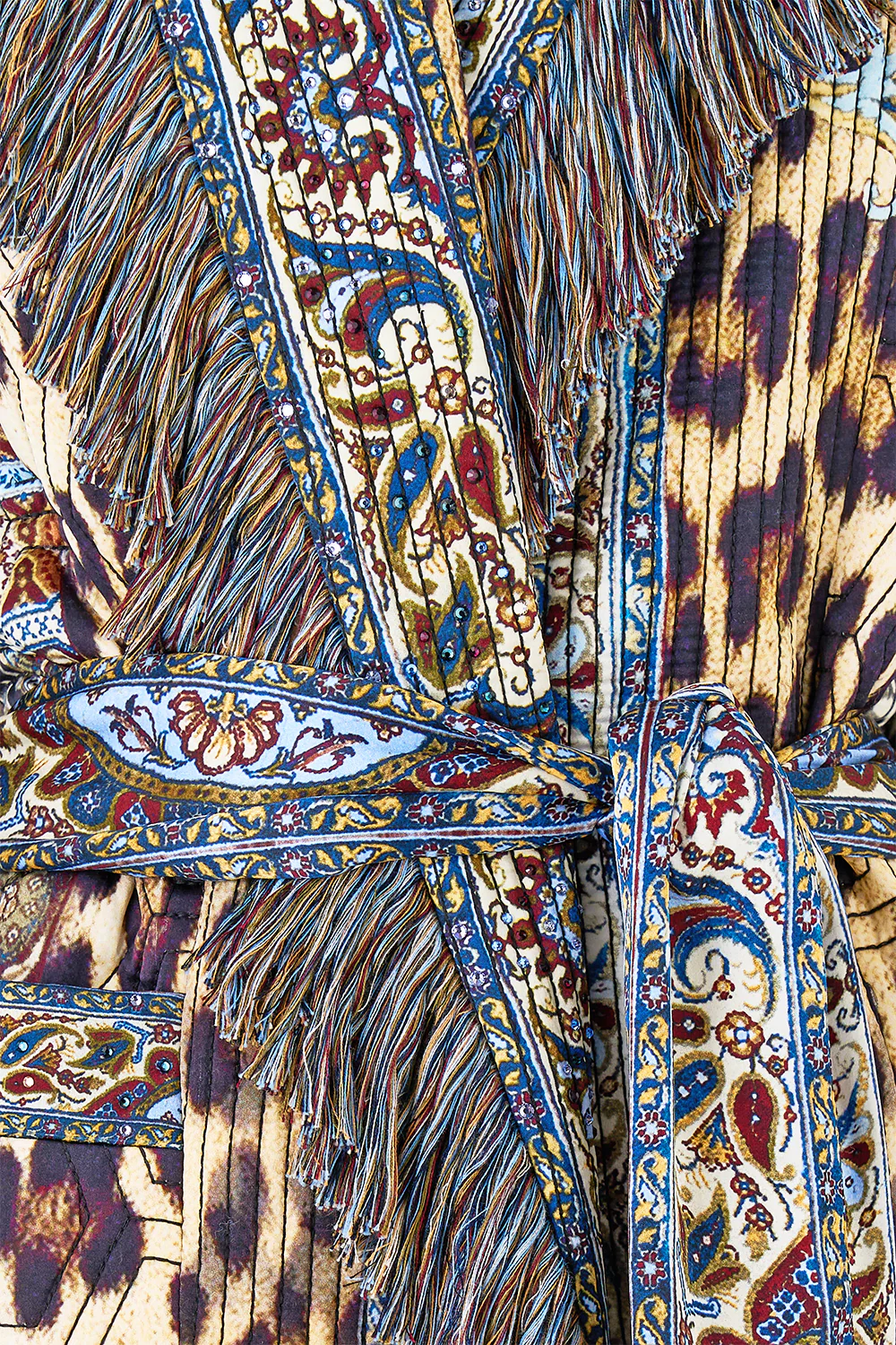 QUILTED ROLL COLLAR COAT ISTANBUL ANIMALIA - Image 10