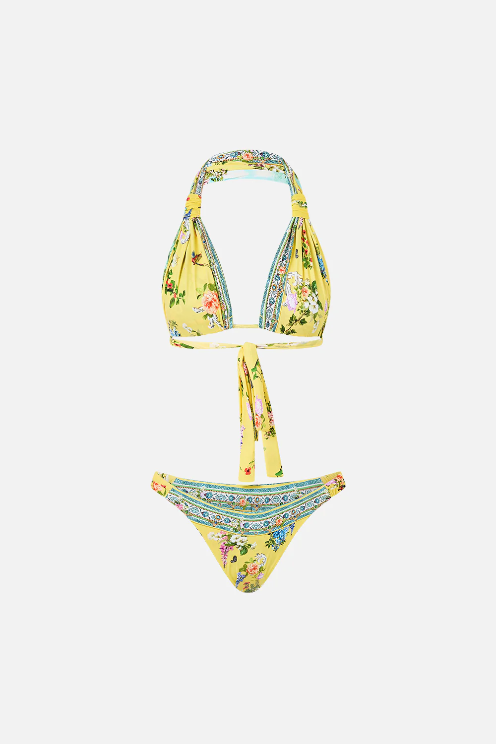 REVERSIBLE GATHERED TAB HALTER BIKINI SET TALES OF TOPKAPI PALACE - Image 8