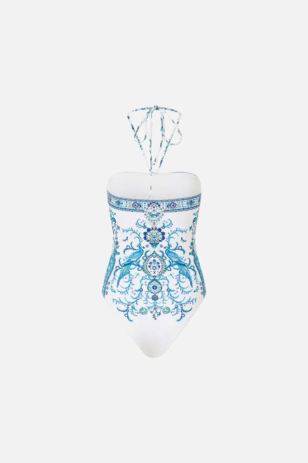 BANDEAU ONE PIECE WITH HALTER TIE ISNIK LULLABY - Image 7