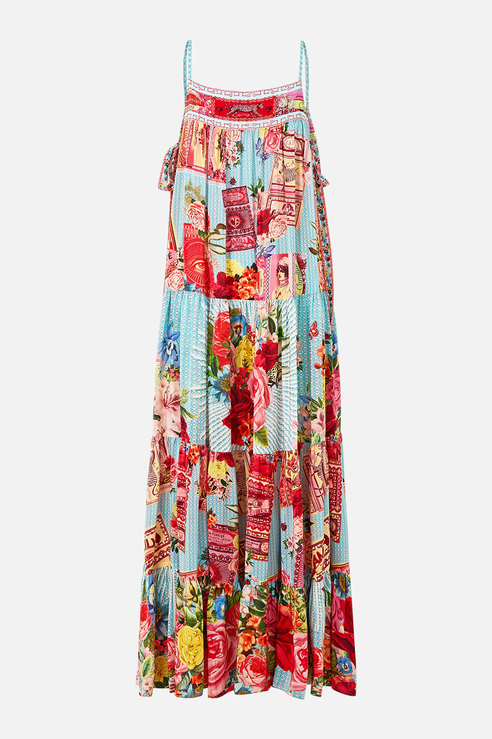 LONG TIERED DRESS WITH BOW TIES PAPERS AND CURIOUS CAPERS - Image 3