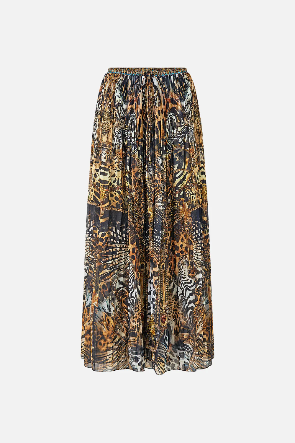PLEATED MIDI SKIRT FELINE FOLKLORE - Image 3