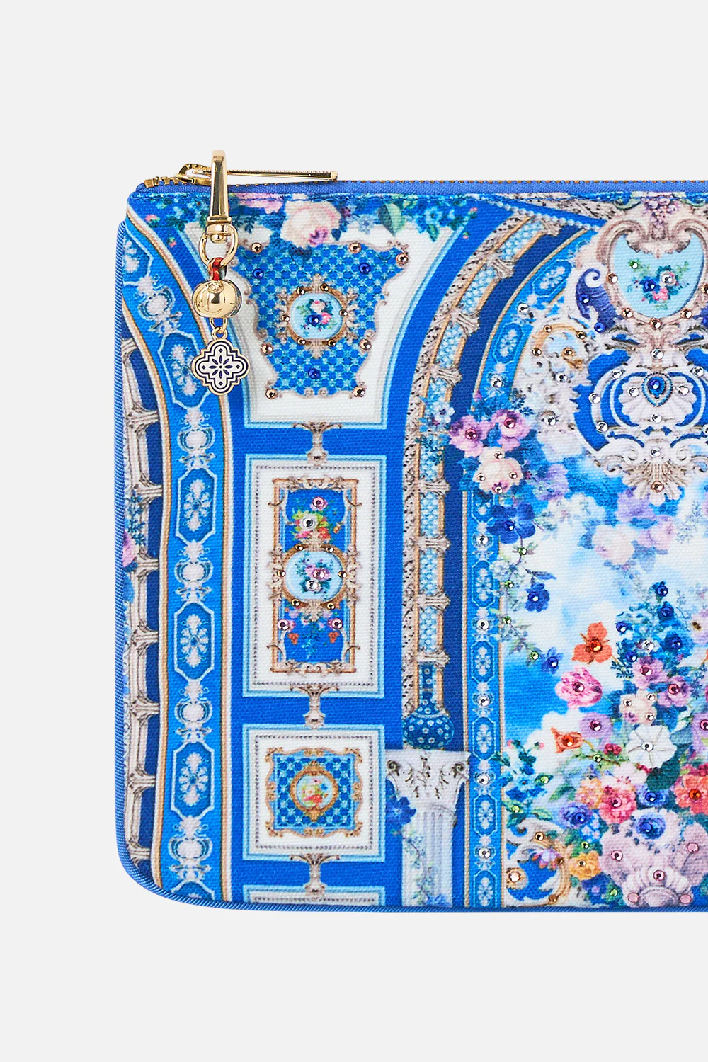 SMALL CANVAS CLUTCH OTTOMAN OPULENCE - Image 3