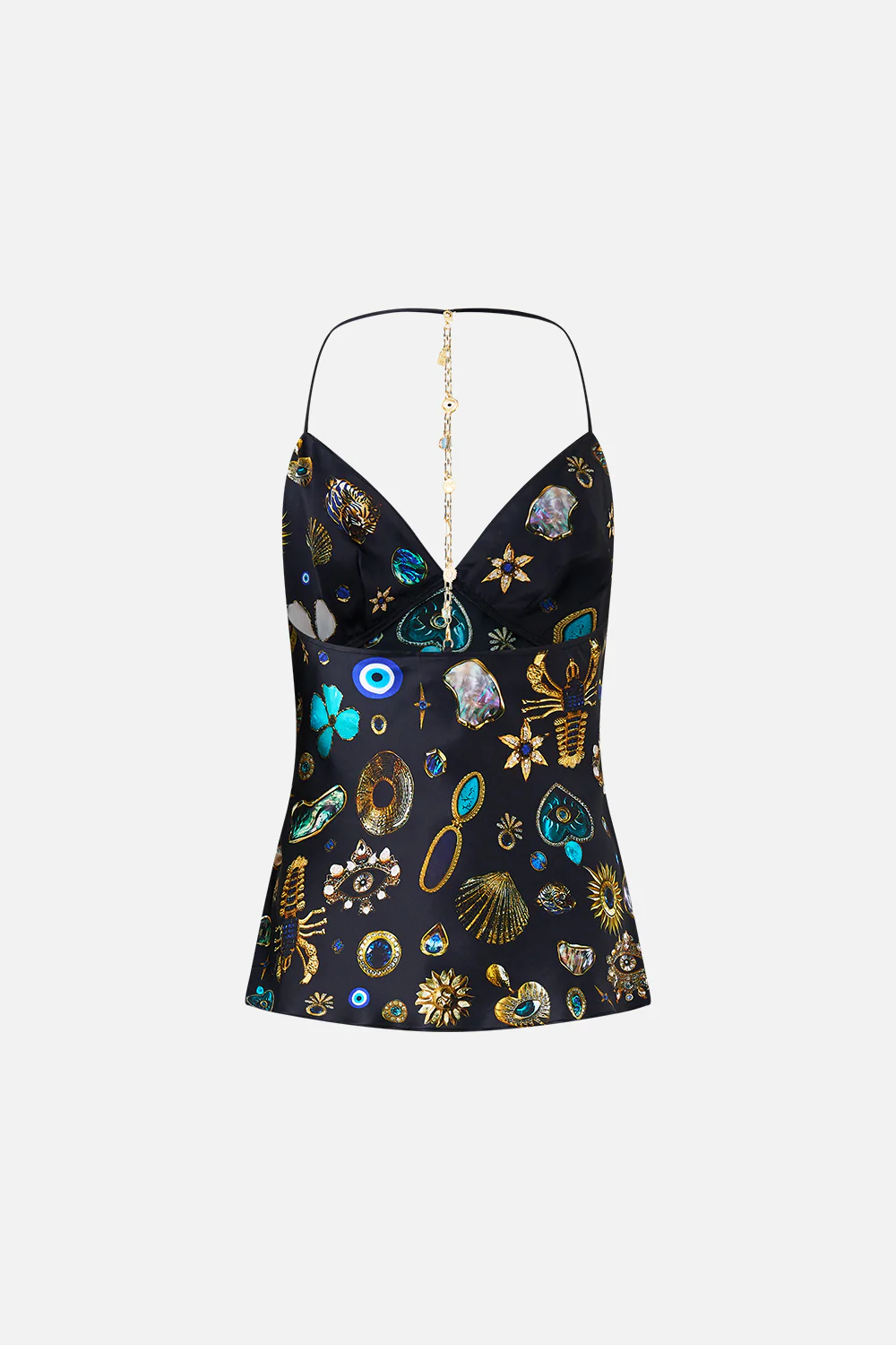 CHAIN DETAIL BIAS CAMI AMULETS AND ALCHEMY - Image 6