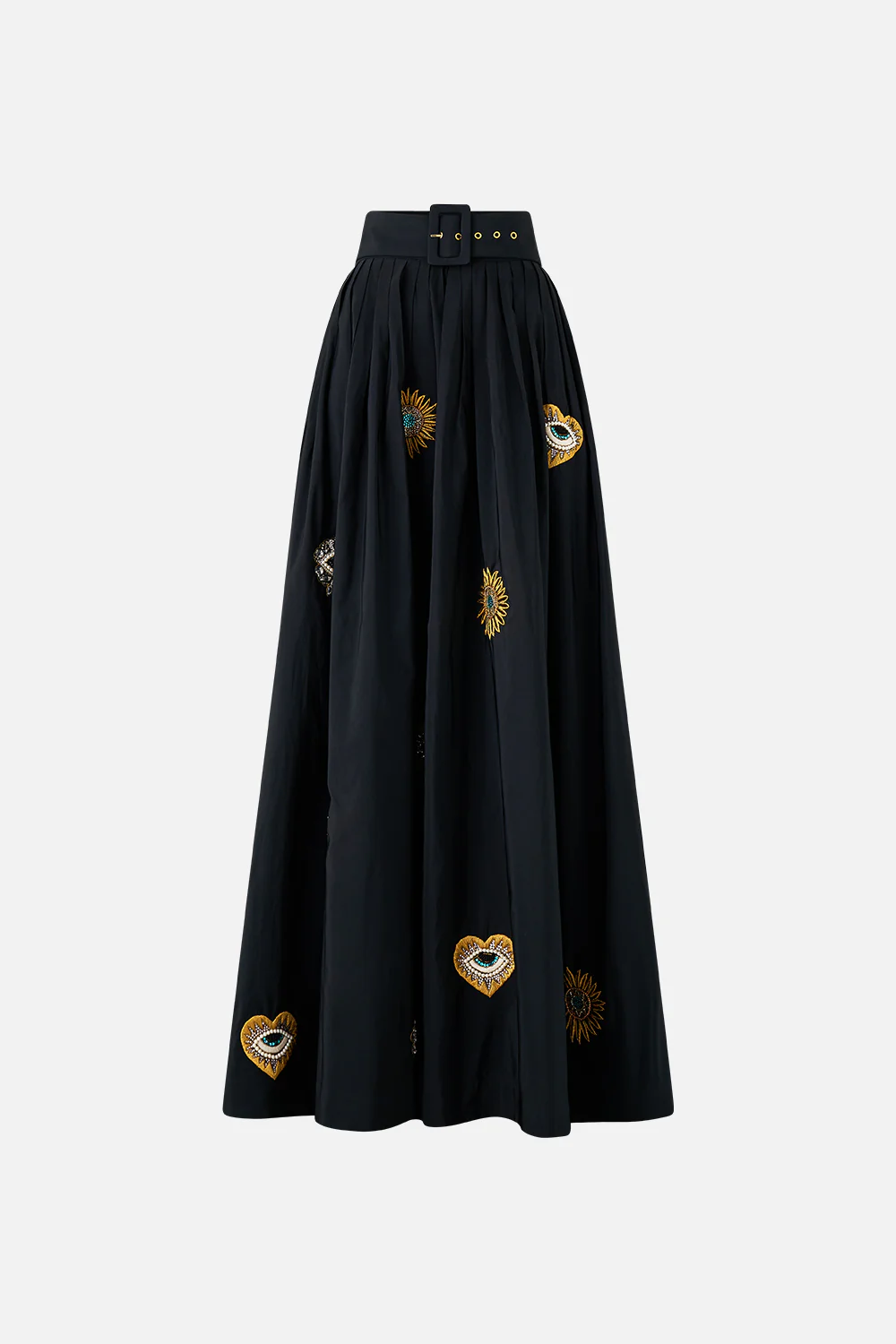 BELTED TAFFETA MAXI SKIRT AMULETS AND ALCHEMY - Image 3