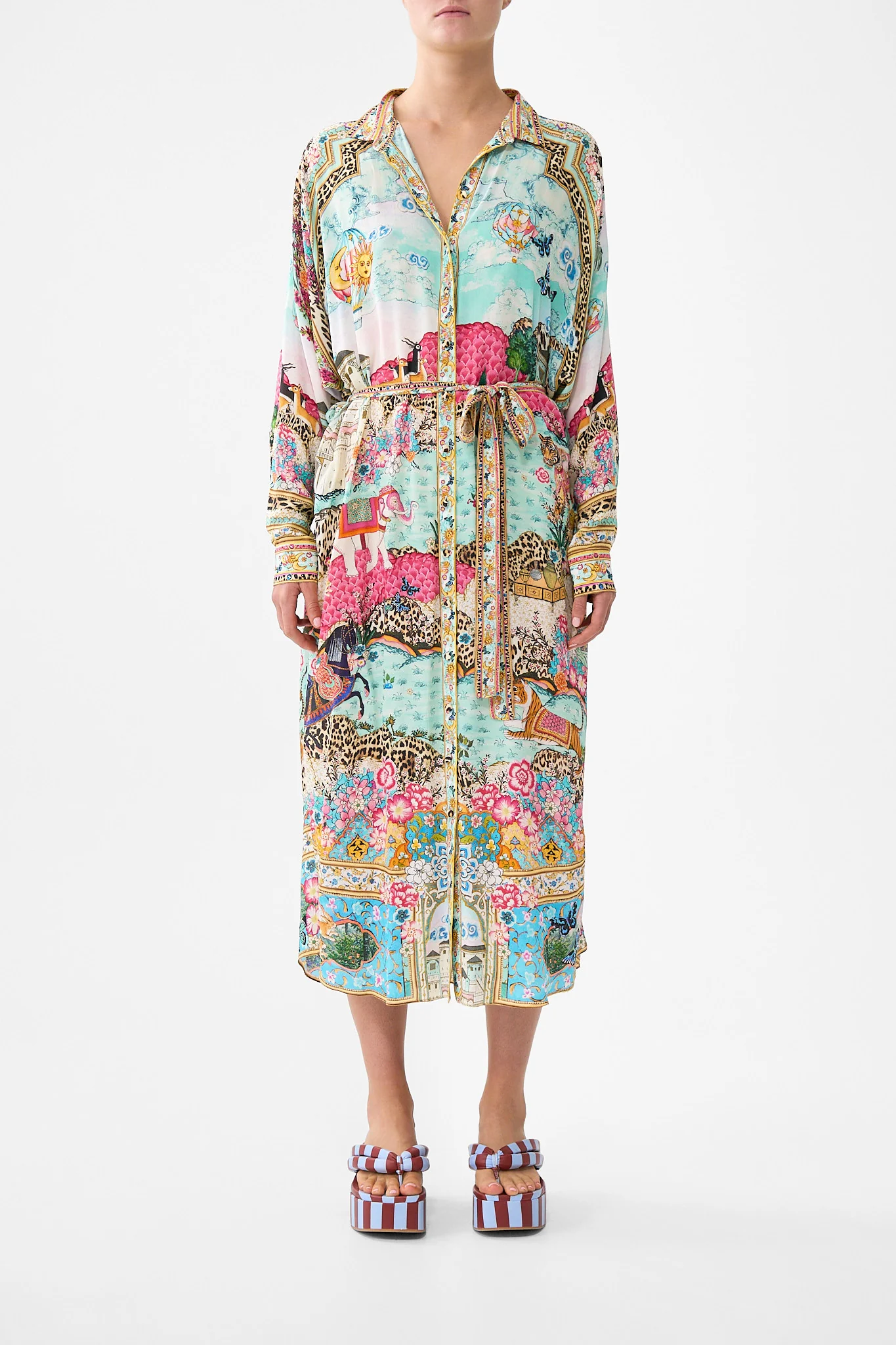 COLLARED BUTTON THROUGH DRESS MINIATURE MOMENTS