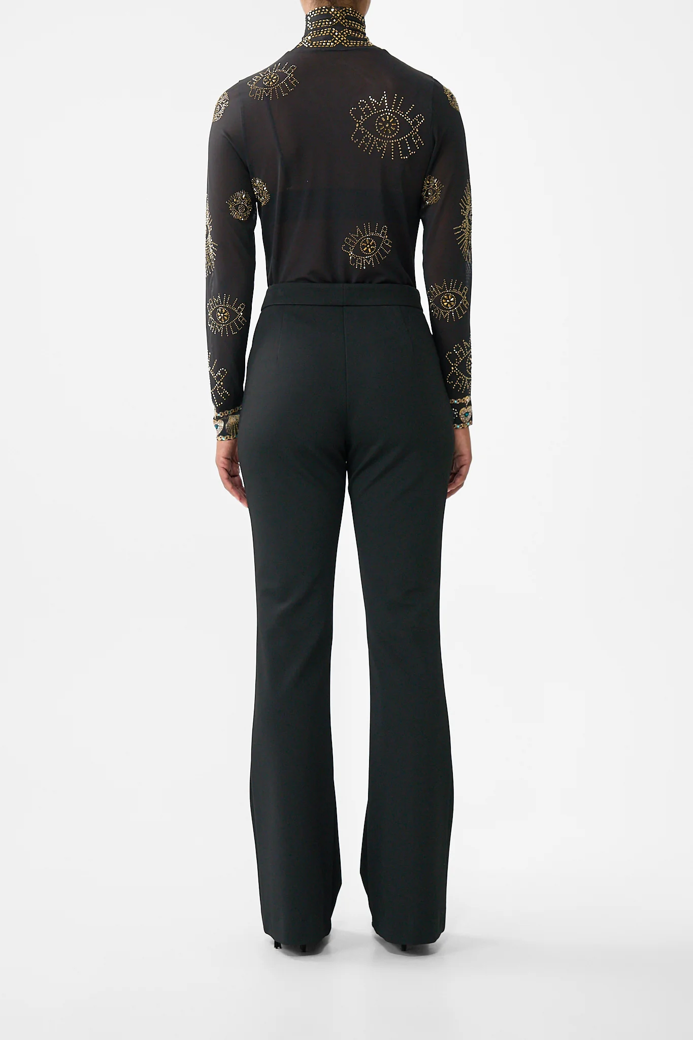MID RISE FIT AND FLARE TROUSER AMULETS AND ALCHEMY - Image 2