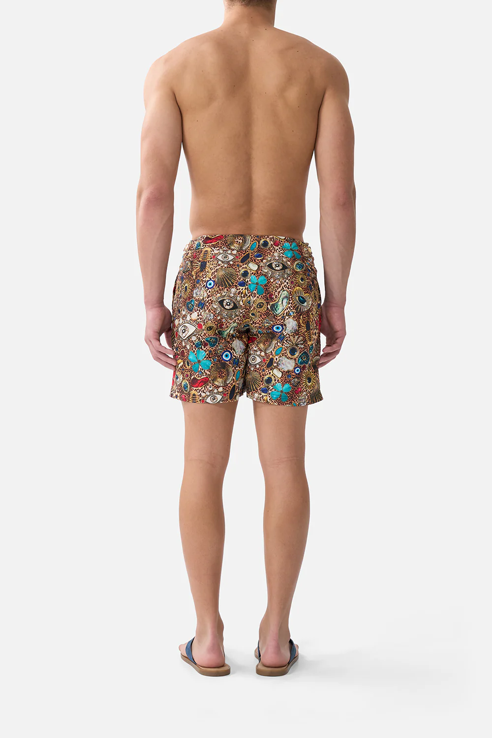 MID LENGTH BOARDSHORT WITH FIXED WAIST NAZAR NIRVANA - Image 2