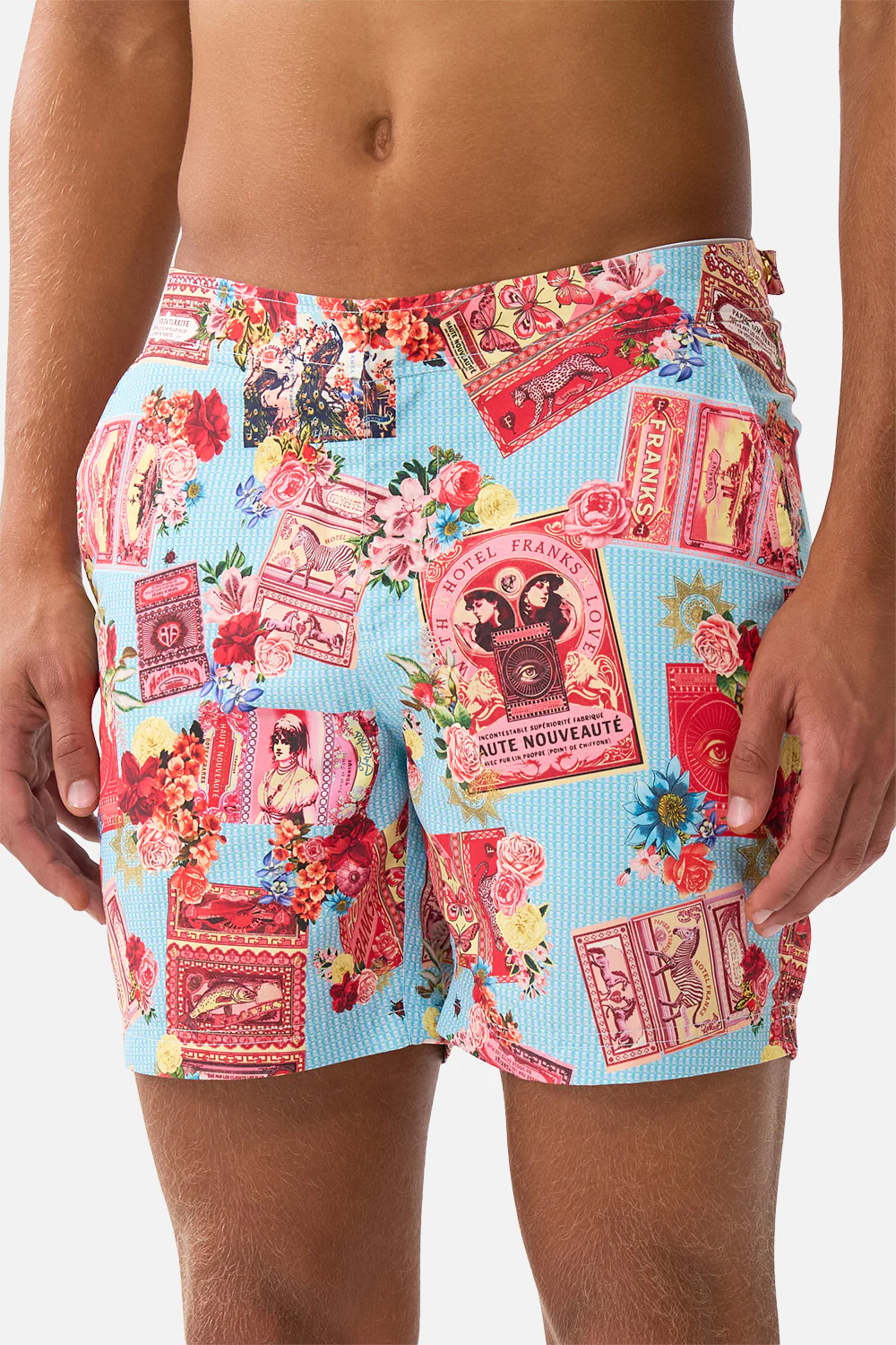 MID LENGTH BOARDSHORT WITH FIXED WAIST PAPERS AND CURIOUS CAPERS - Image 5