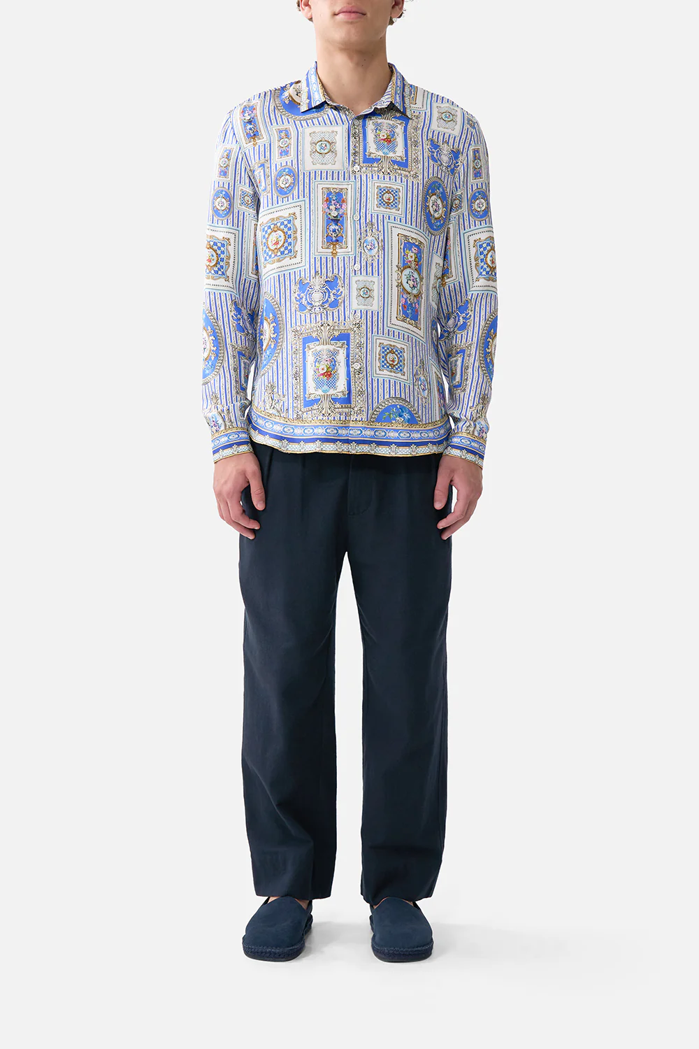 LONG SLEEVE COLLARED SHIRT OTTOMAN OPULENCE