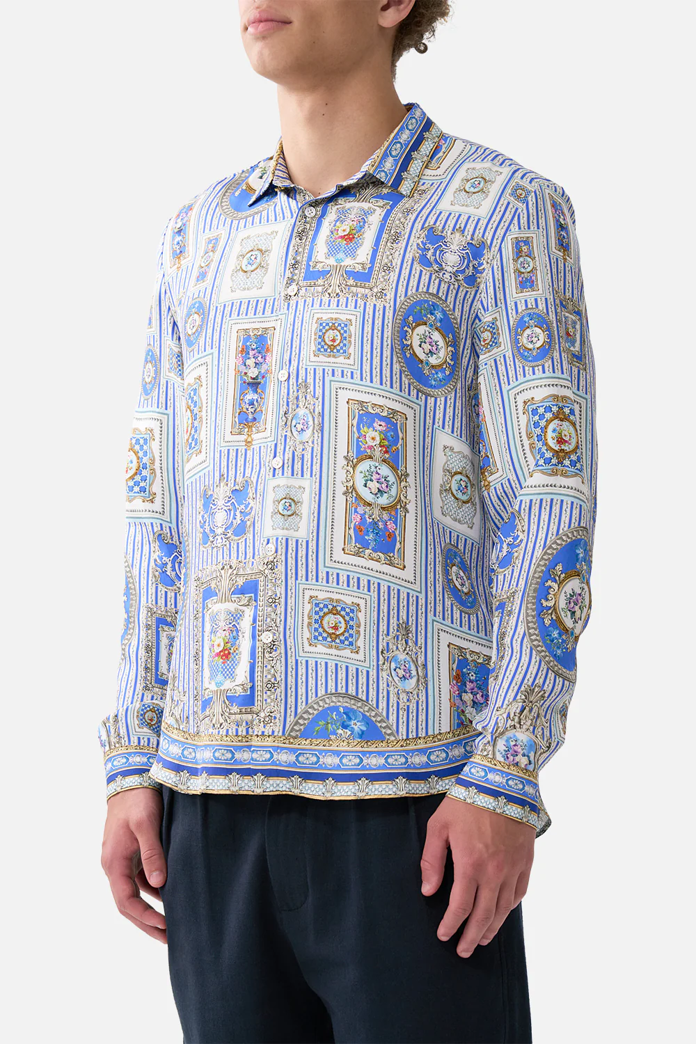 LONG SLEEVE COLLARED SHIRT OTTOMAN OPULENCE - Image 5