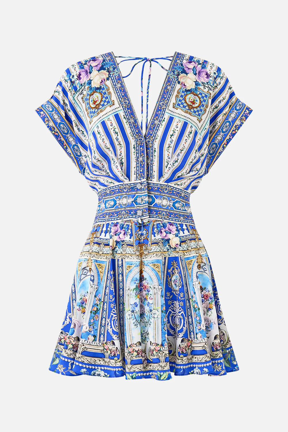 BUTTON WAIST PLAYSUIT OTTOMAN OPULENCE - Image 3