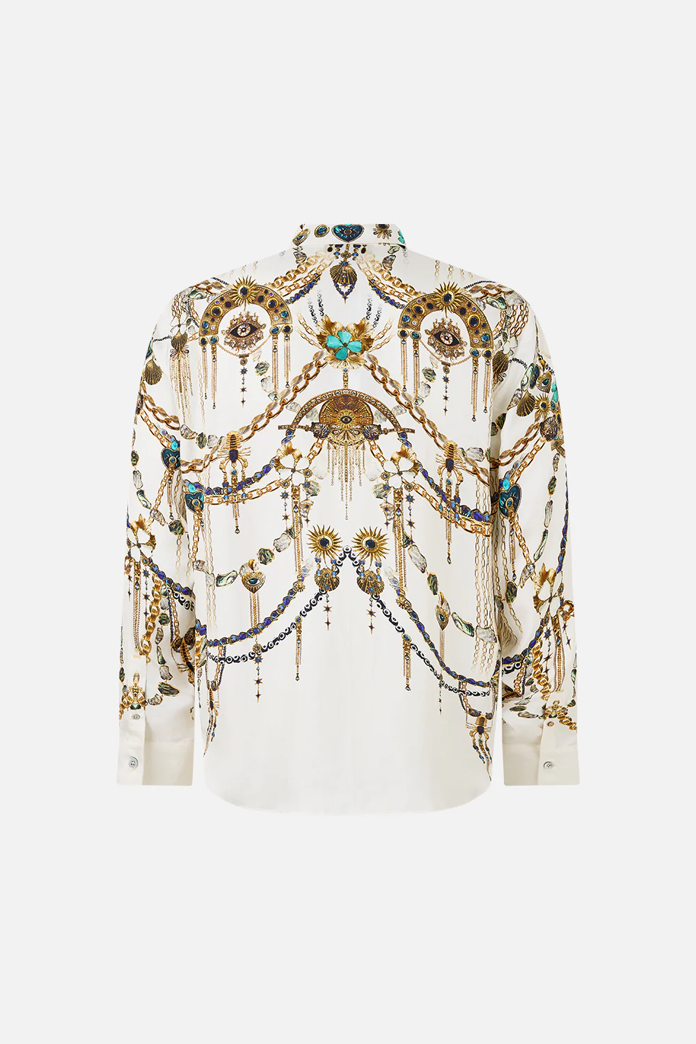 LONG SLEEVE HIDDEN PLACKET SHIRT CHAIN GANG - Image 6