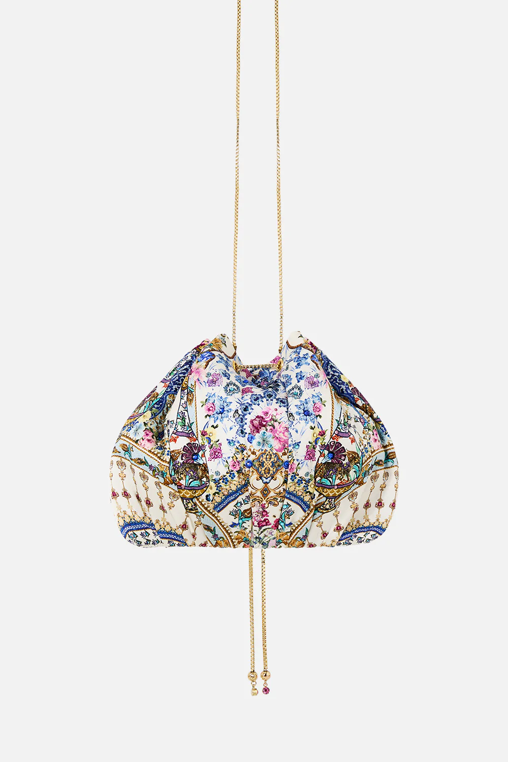 DRAWSTRING POUCH BAG WITH CHAIN STRAP ALL ABOUT THAT LACE - Image 2