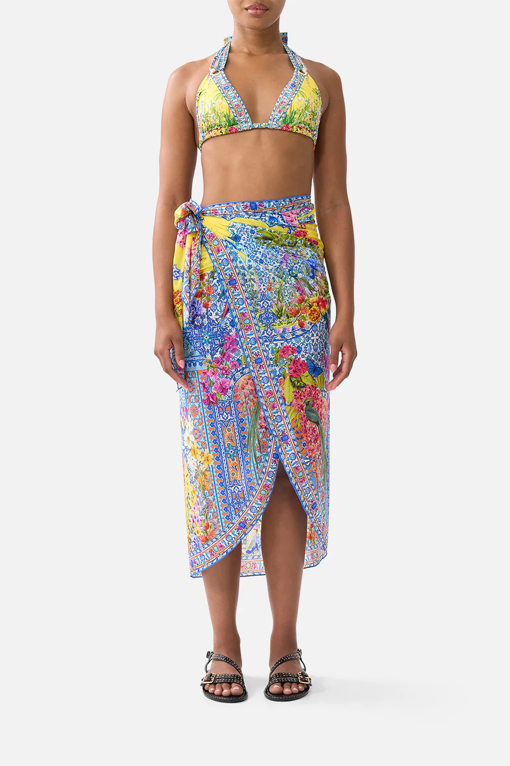 EYELET WRAP MAXI SARONG WITH TIE WAIST SULTANAHMET SUMMER