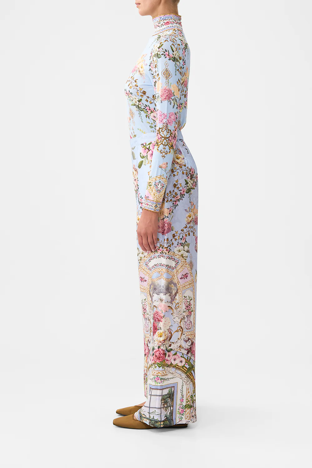MINIMAL WIDE LEG PANT TILED IN TIME - Image 4