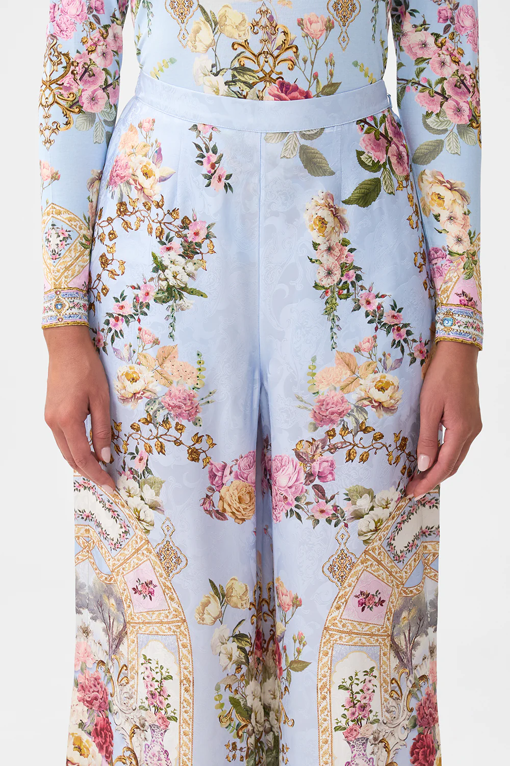 MINIMAL WIDE LEG PANT TILED IN TIME - Image 6