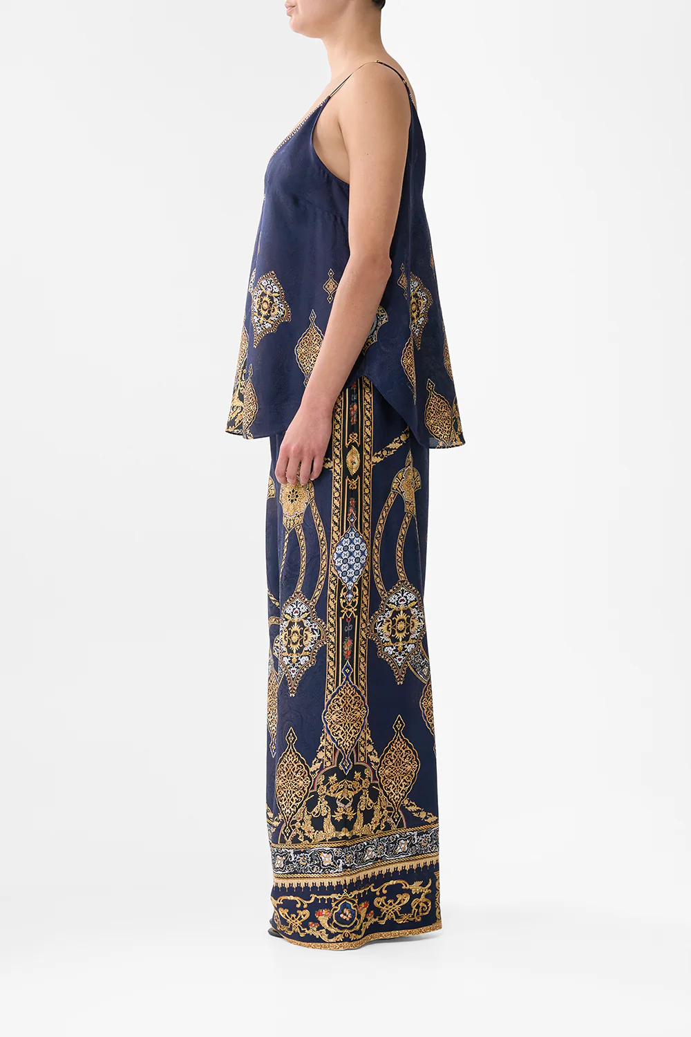 WIDE LEG WAISTED PANT THE IMPERIAL GATE - Image 4