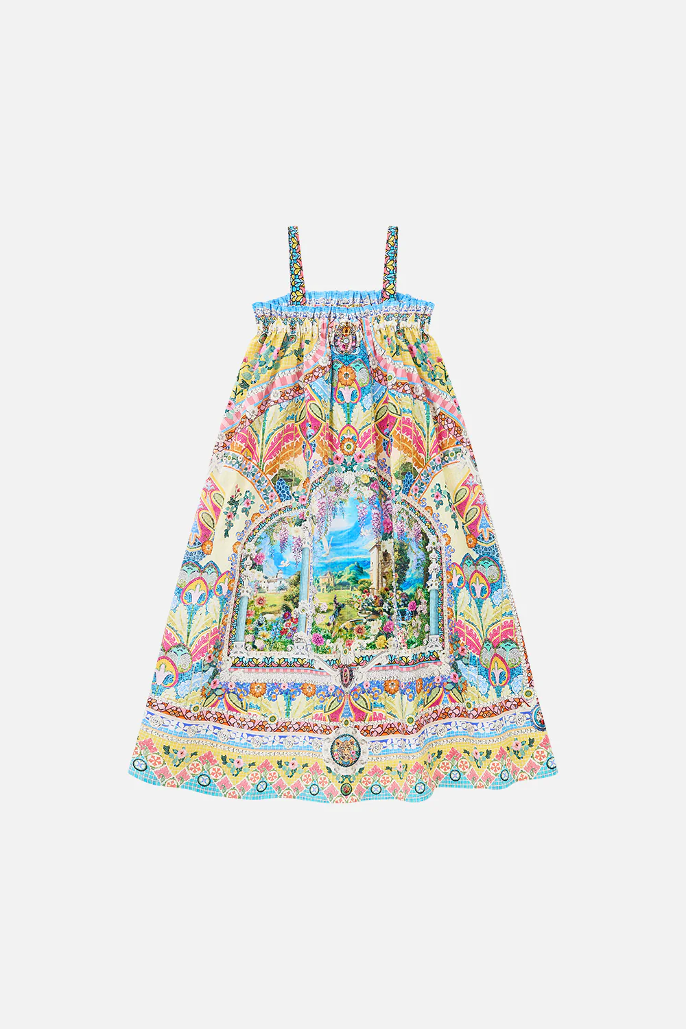 KIDS WIDE STRAP MAXI SUN DRESS NAVÀS NOUVEAU - Image 2