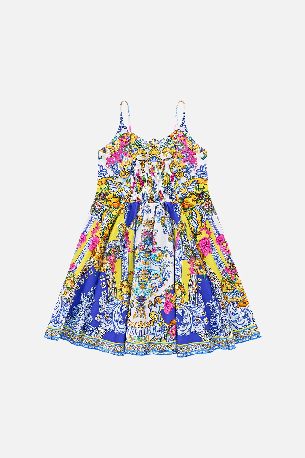 KIDS STRAPPY MINI DRESS WITH TIE FRONT ESPAÑA NIRVANA - Image 2