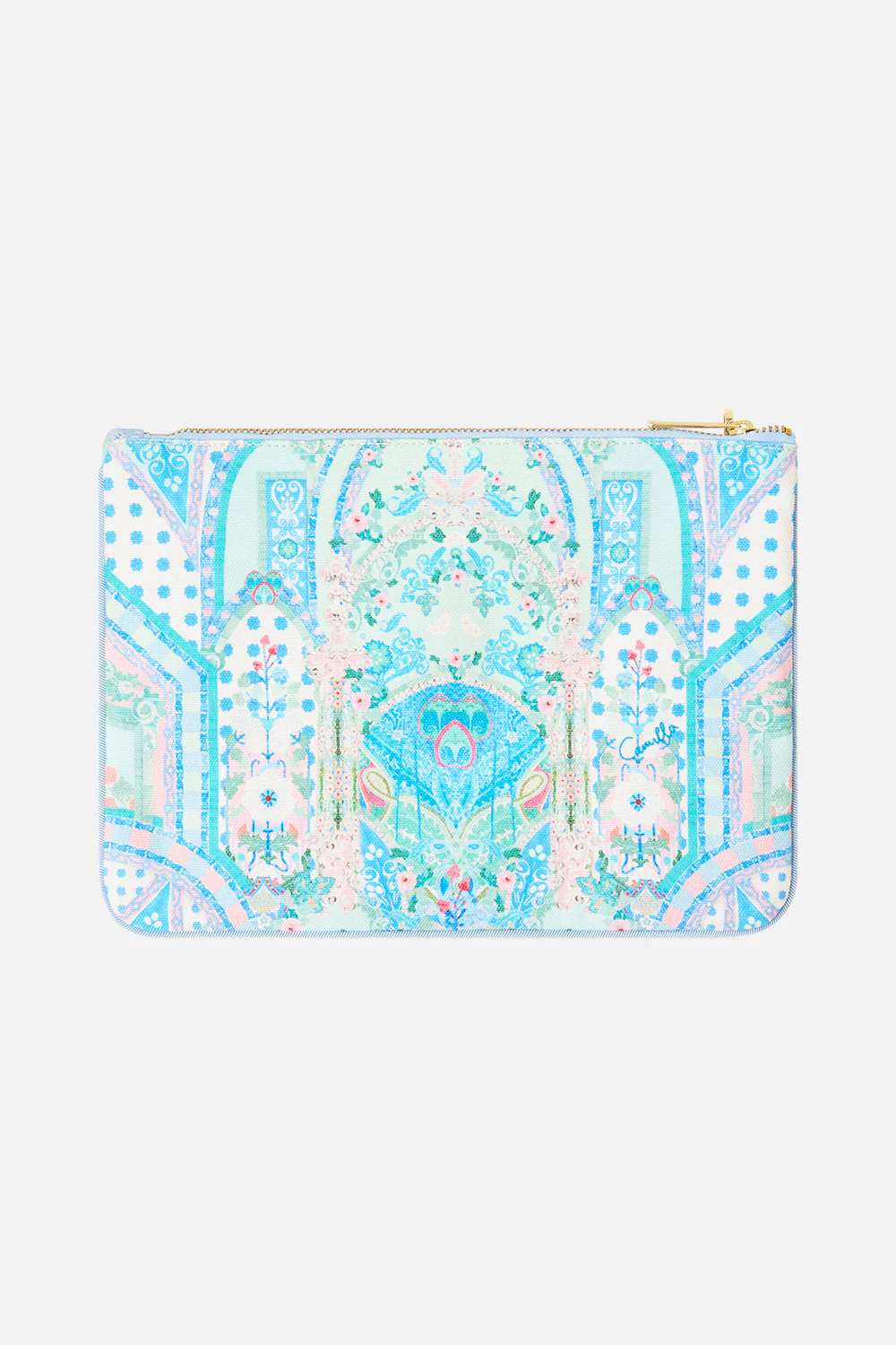 SMALL CANVAS CLUTCH MIDSUMMER MOSAICS - Image 2